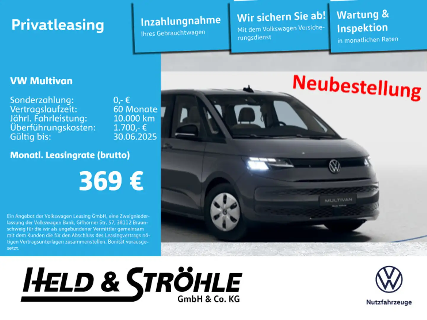 Volkswagen T7 Multivan KÜ 110 kW TDI 7-Gang-DSG Gris - 1