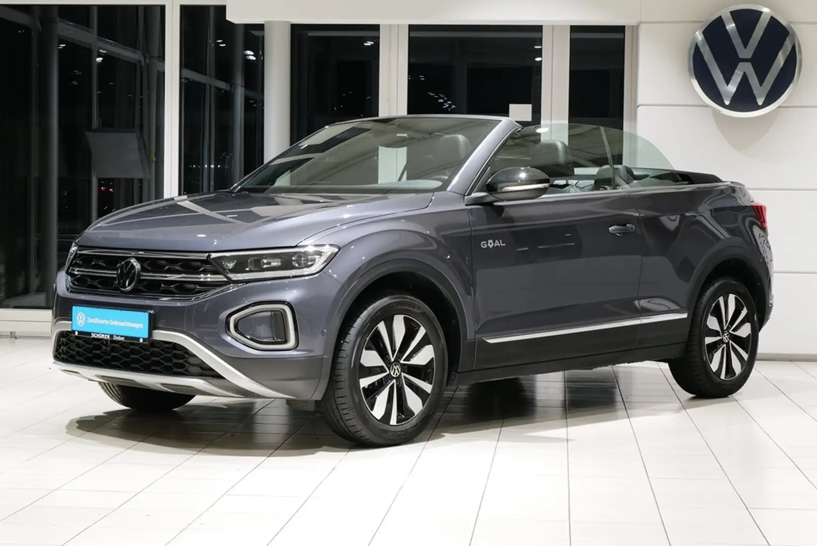 Volkswagen T-Roc Cabriolet Goal AHK RKam LedPlus Totwinkel Gris - 2