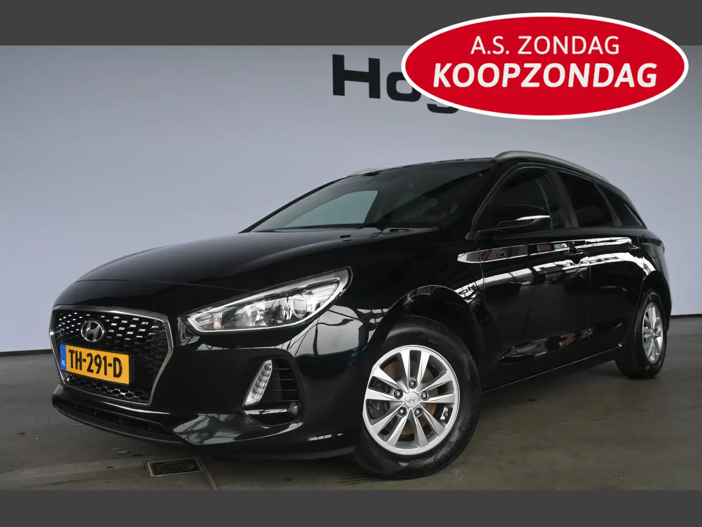 Hyundai i30 Wagon 1.4 T-GDI Comfort 1400kg trekken Clima Navig Zwart - 1