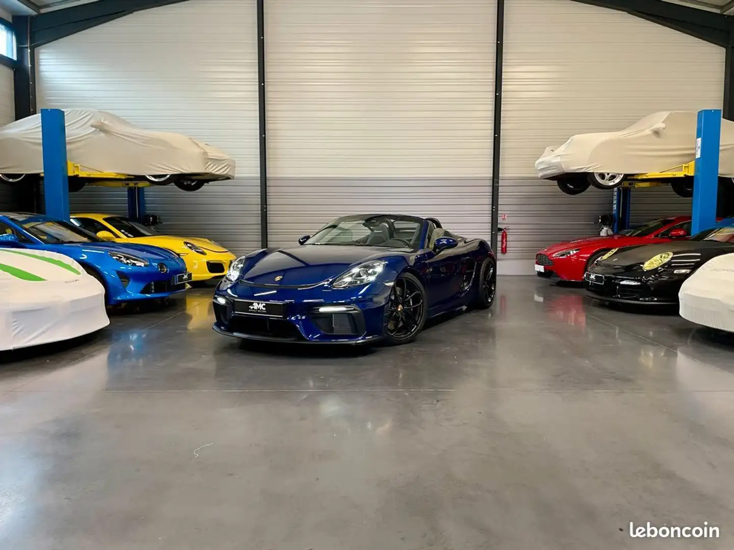 Porsche 718 Spyder 420 cv 1ère main PDK Entretien à jour Malus Azul - 1