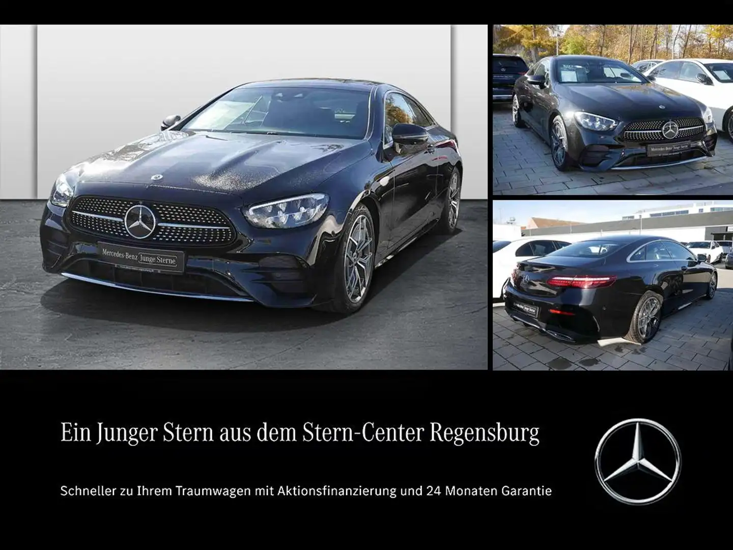 Mercedes-Benz E 350 Coupé AMG+DISTRONIC+360°KAMERA+LED+SHZ+DAB Schwarz - 1