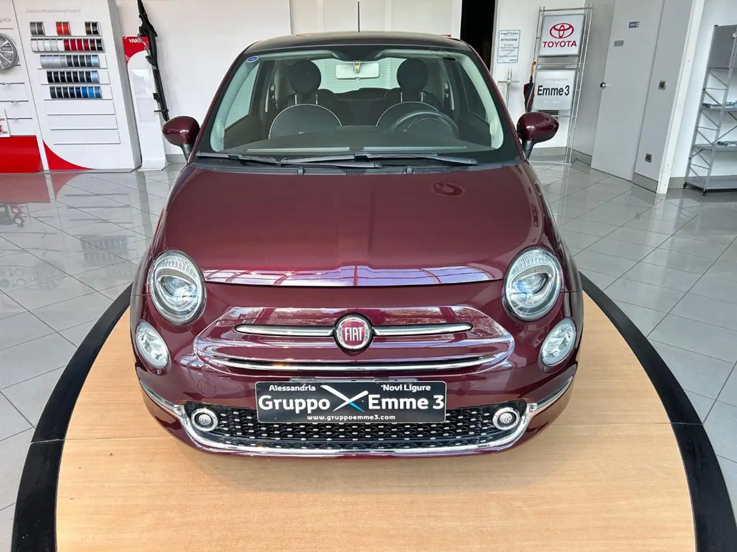 Fiat 500 1.2 Lounge Rouge - 1