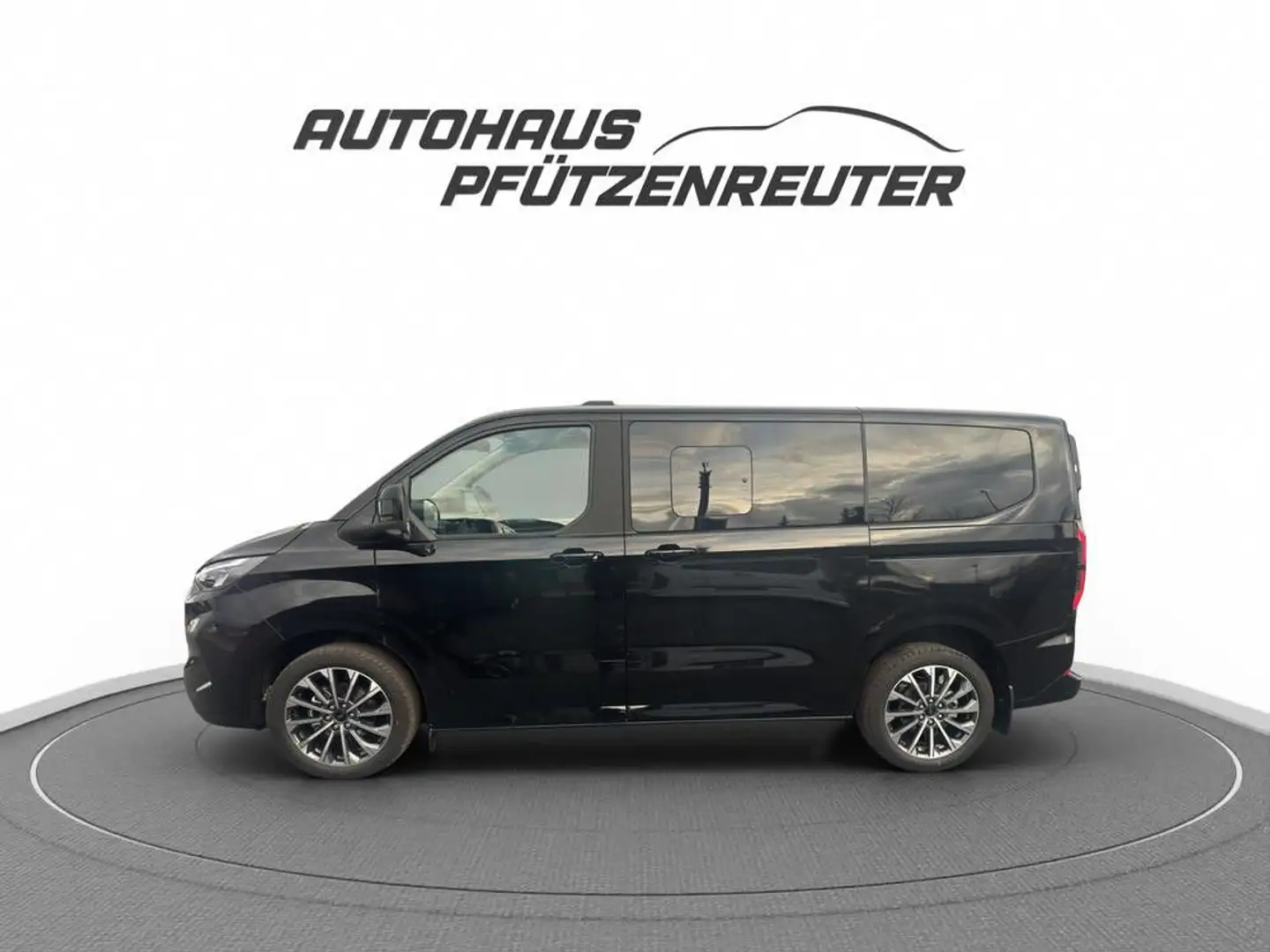 Ford Tourneo Custom 320 L1 Titanium X AHK Leder FGS Zwart - 2