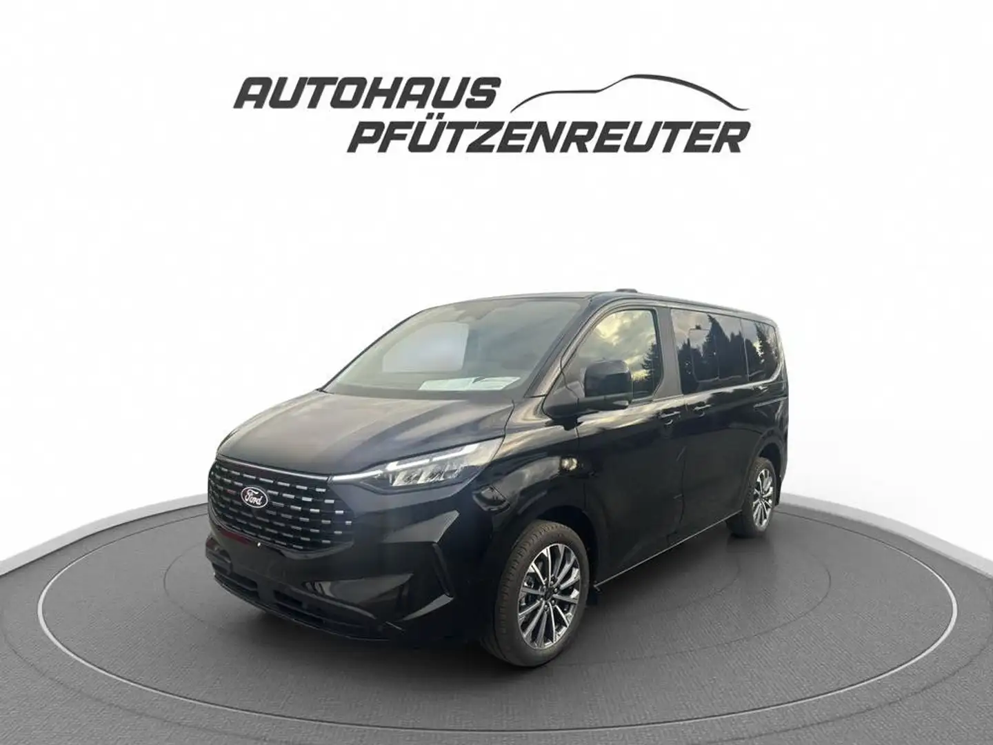 Ford Tourneo Custom 320 L1 Titanium X AHK Leder FGS Zwart - 1