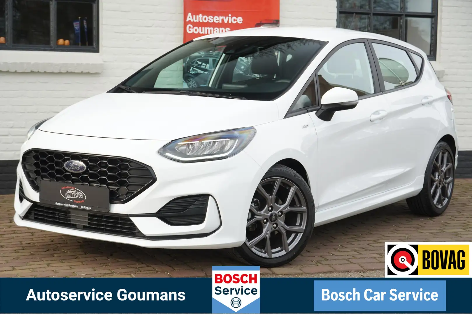 Ford Fiesta 1.0 EcoBoost Hybrid ST-Line !!!155PK!!! Winterpack Blanc - 1