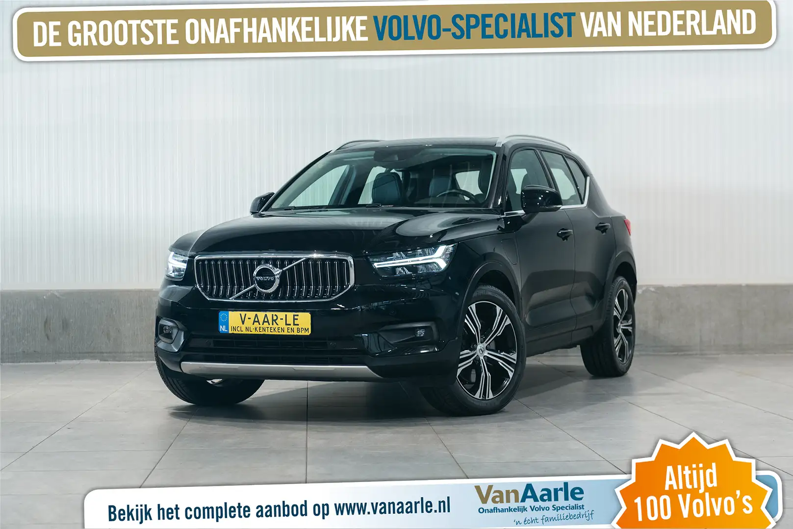 Volvo XC40 T5 Aut. Plug-in Hybrid Inscription Leder Panoramad Zwart - 1