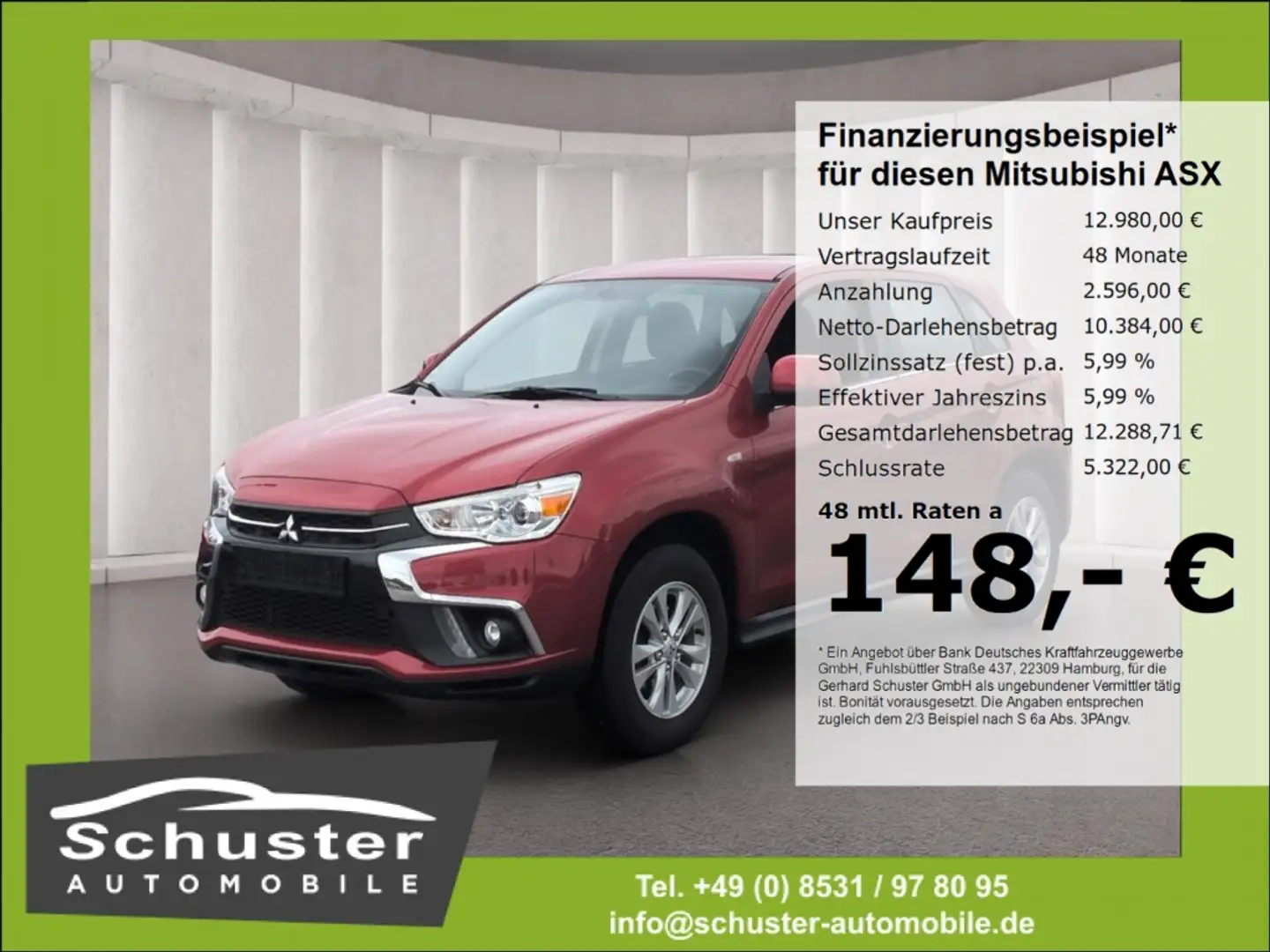 Mitsubishi ASX Diamant Edition+ 1.6*AHK Navi R-Kam Temp SHZ Rot - 1