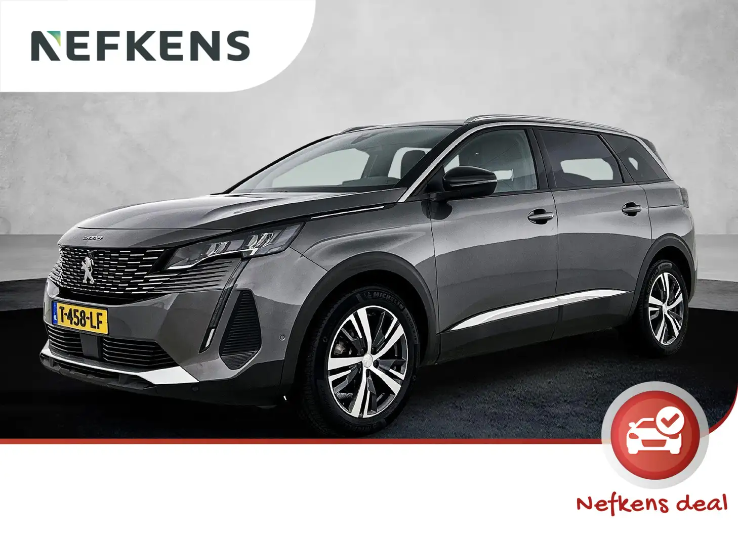 Peugeot 5008 SUV Allure 130pk Automaat | 7 Zitplaatsen | Naviga Grijs - 1