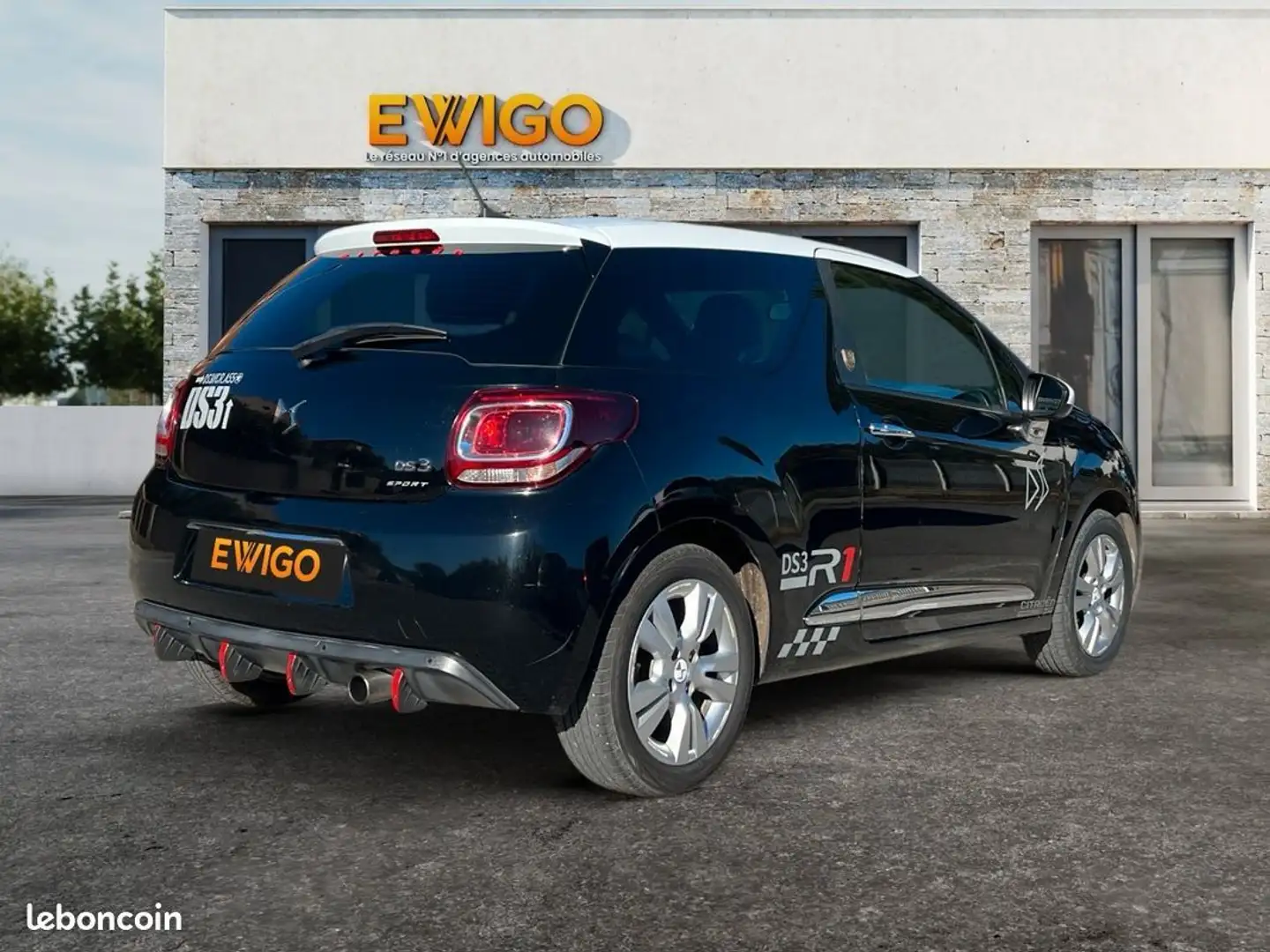 Citroen DS3 ds 3 1.2 puretech 110 sochic start-stop courroie airbag ok camera- bluetooth suivi complet Noir - 2