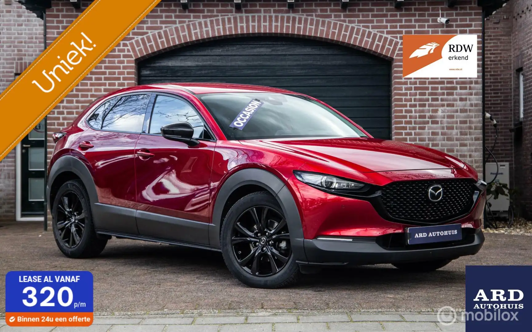 Mazda CX-30 2.0 eSkyActiv-X MHybrid Luxury|HU|Carplay|NL auto! Rood - 1