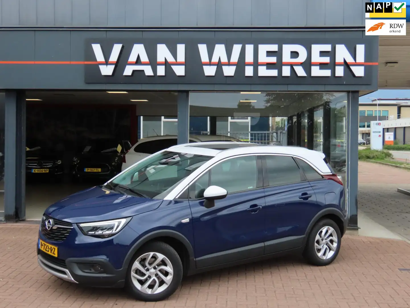 Opel Crossland X 1.2 Turbo Innovation|Pano|LED|Navi|Camera|Head Up| Blauw - 1