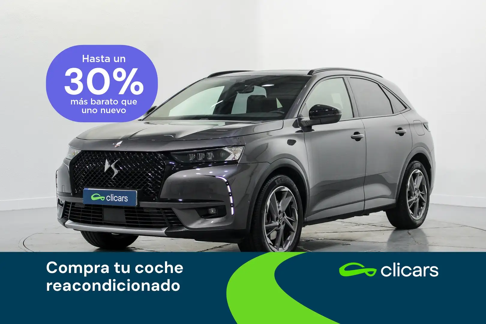 DS Automobiles DS 7 Crossback E-Tense Ligne Noire Aut. 4x2 Gris - 1