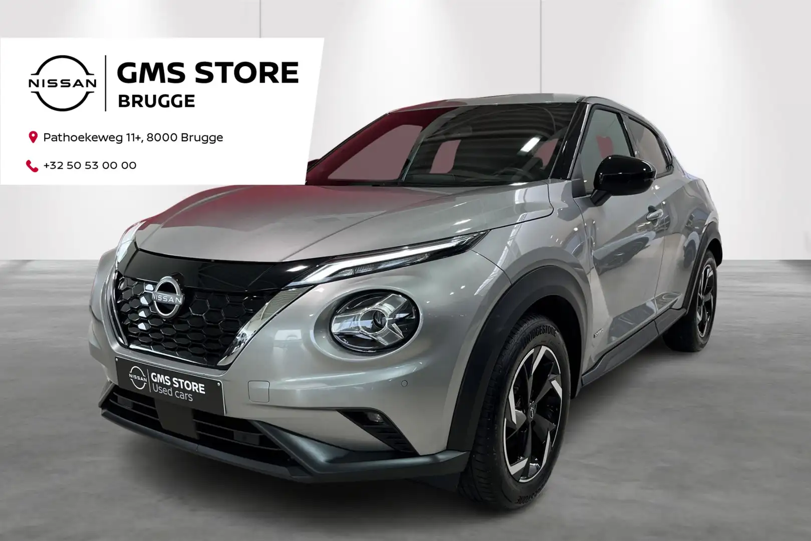 Nissan Juke 1.6 Hybrid 145 N-Connecta afneembare trekhaak Argento - 1