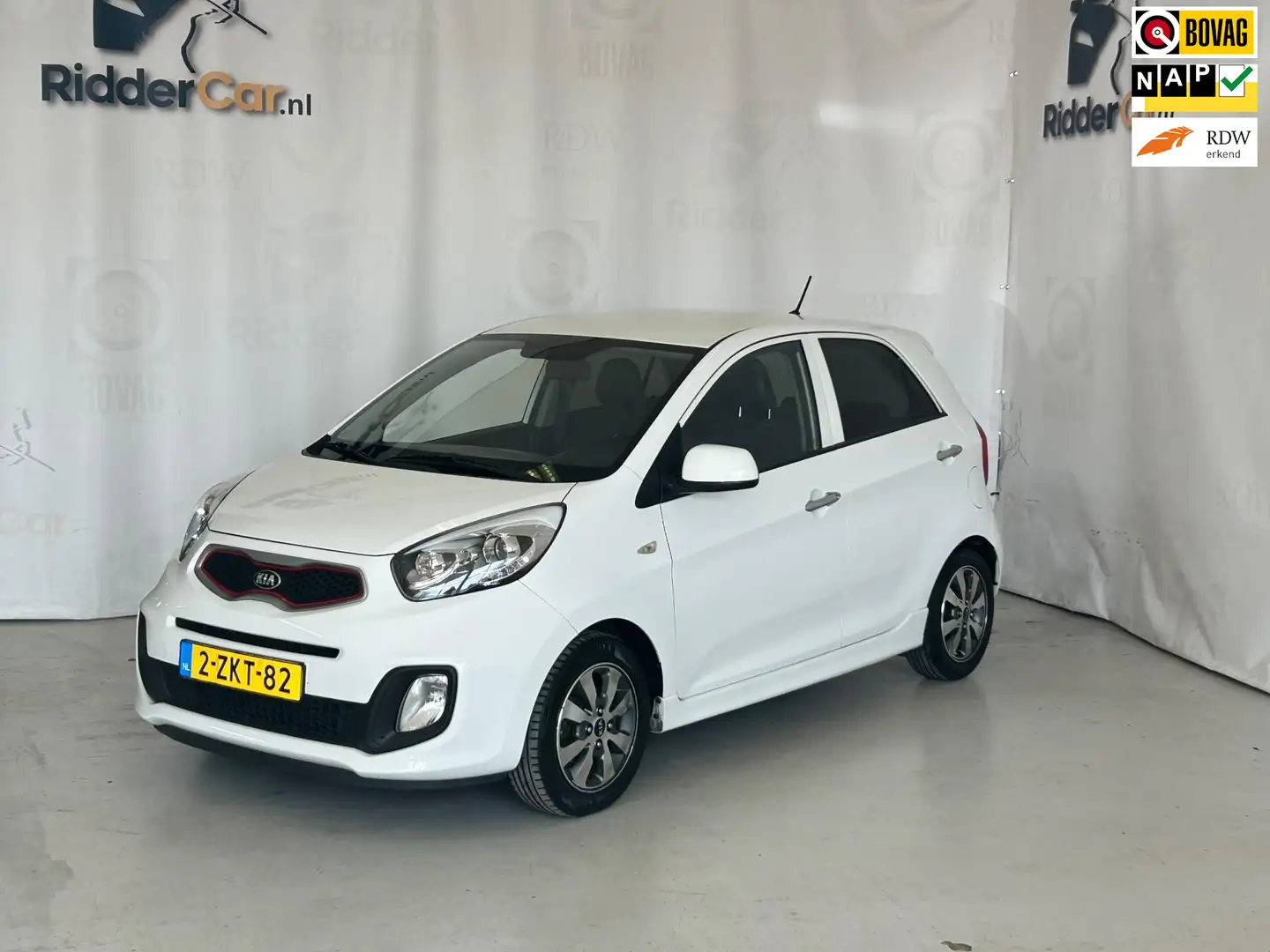 Kia Picanto 1.0 CVVT X-treme|2E EIG|NAP|AIRCO|ELEK RAMEN|APK 0 Bianco - 1