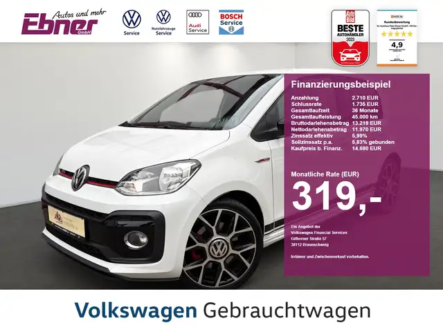 Volkswagen up! GTI PLUS 116PS 4 TÜRER SITZHZG+GRA+AC AUTOM+17 ALU