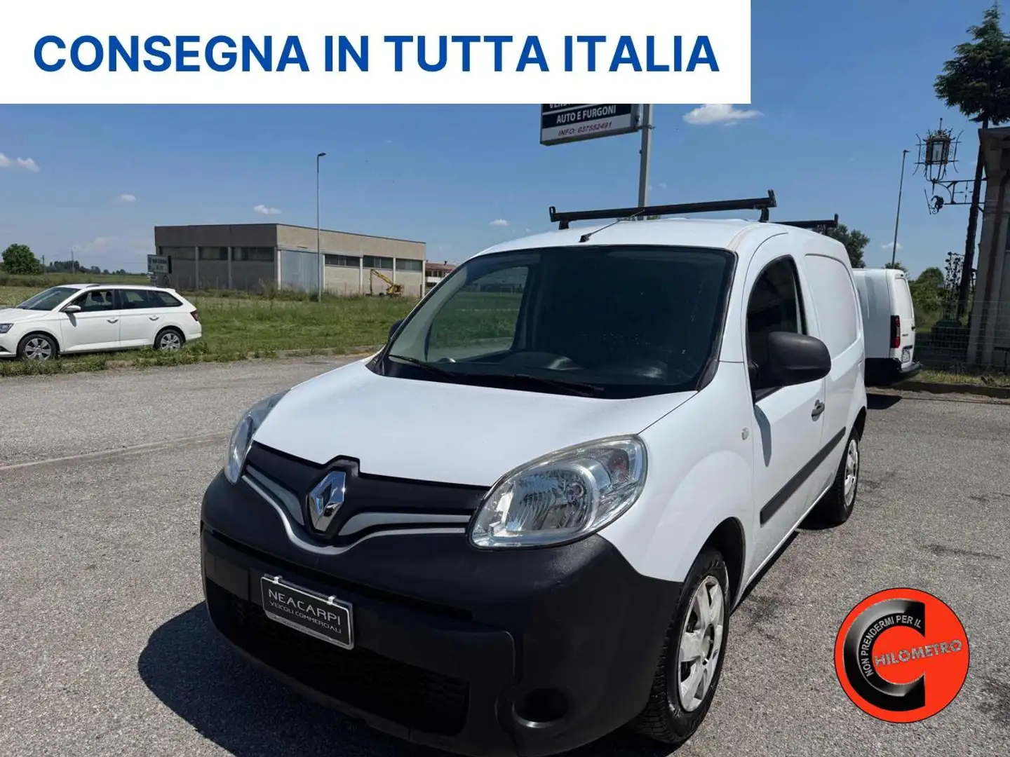 Renault Kangoo 1.5 dCi 90 CV 3 POSTI PORTAPACCHI GOMMATO NUOVO 4S Fehér - 1