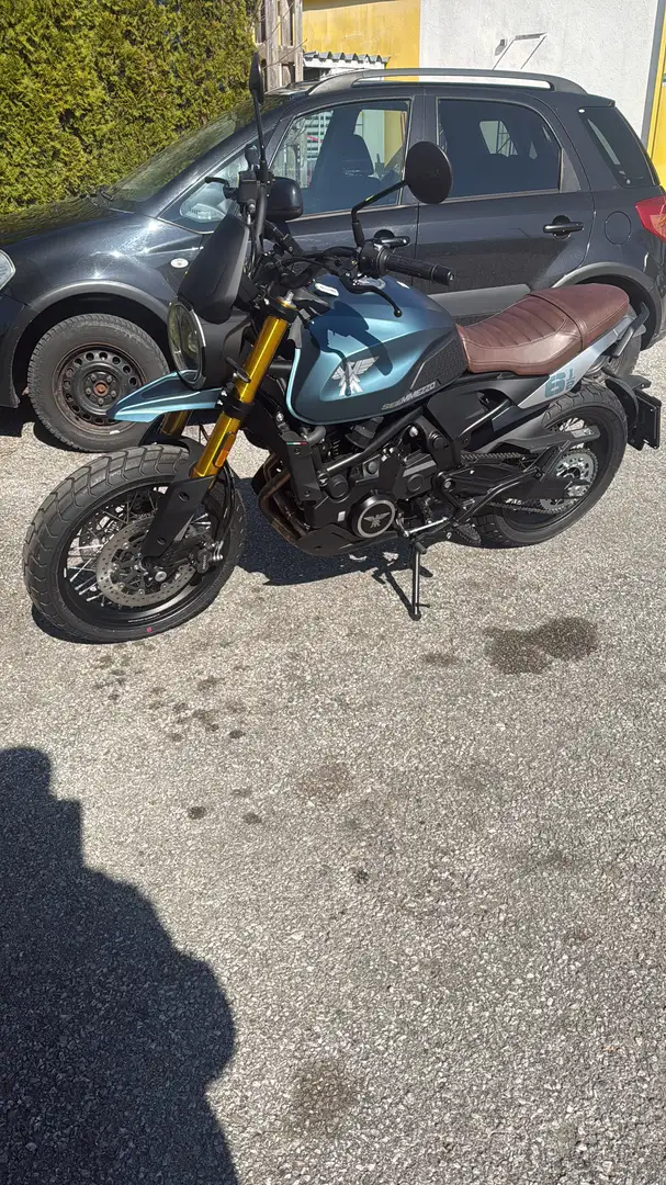 Moto Morini Seiemmezzo SCR Blau - 2