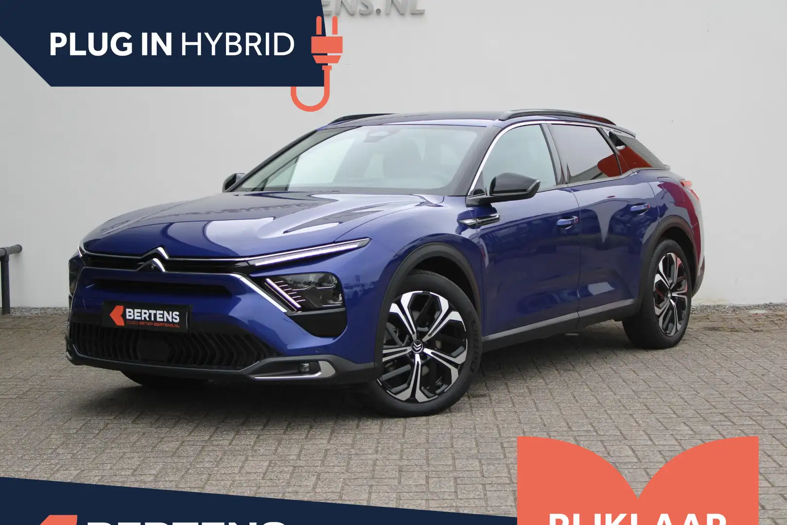 Citroen C5 X 1.6 Hybrid 225 Shine | El.kofferklep | 360 camera Blauw - 1