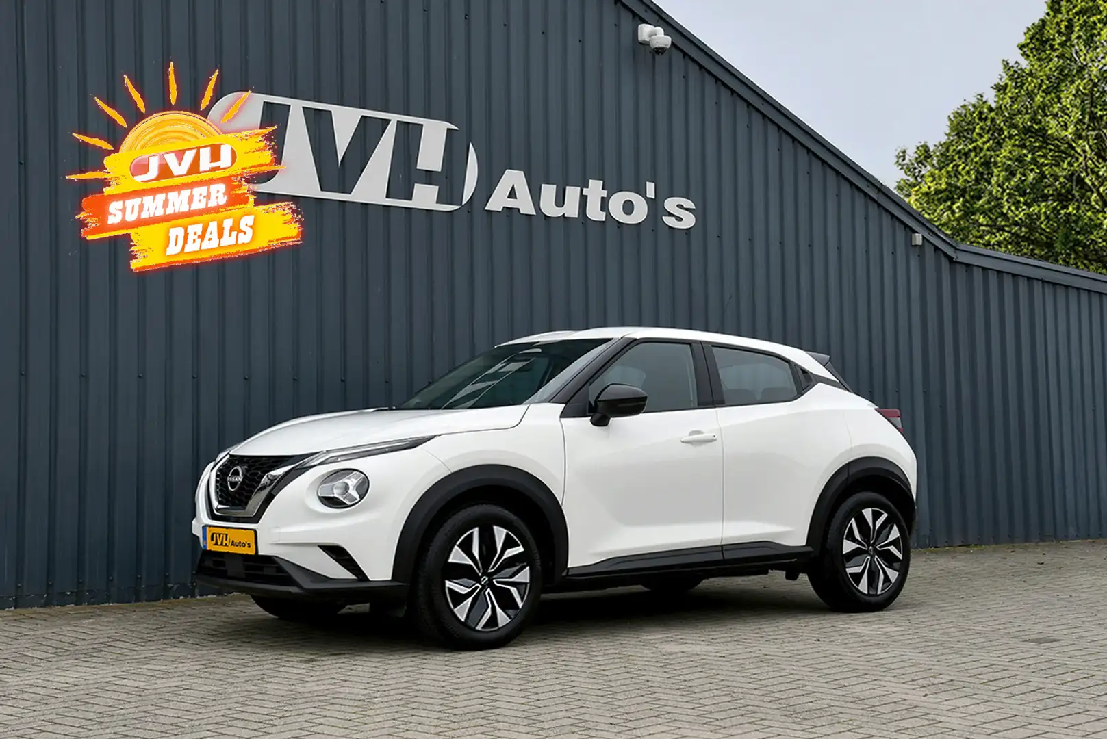 Nissan Juke 1.0 DiG-T AUT Acenta 11-2023 | ECC | AppleCarPlay Weiß - 1