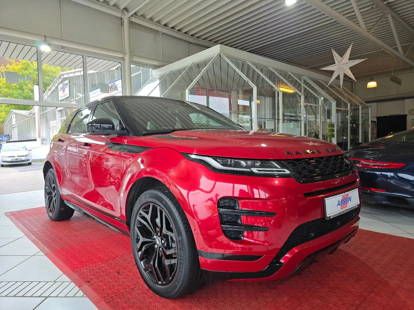 Land Rover Range Rover Evoque R-Dynamic SE+BLACK PAKET+NAVI Rot - 1