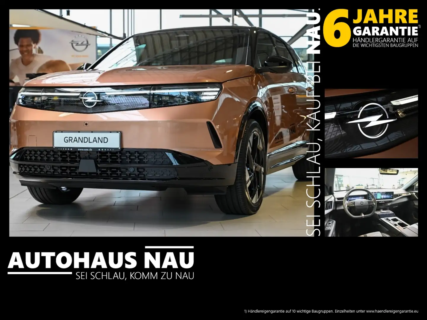 Opel Grandland Electric GS TOP-Ausstattung! Gold - 1