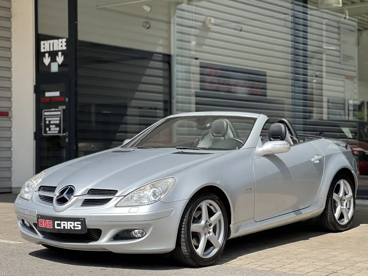 Mercedes-Benz SLK 200 Kompressor "Edition" XENON-GPS-CUIR-CLIM-GAR 1AN Argent - 1