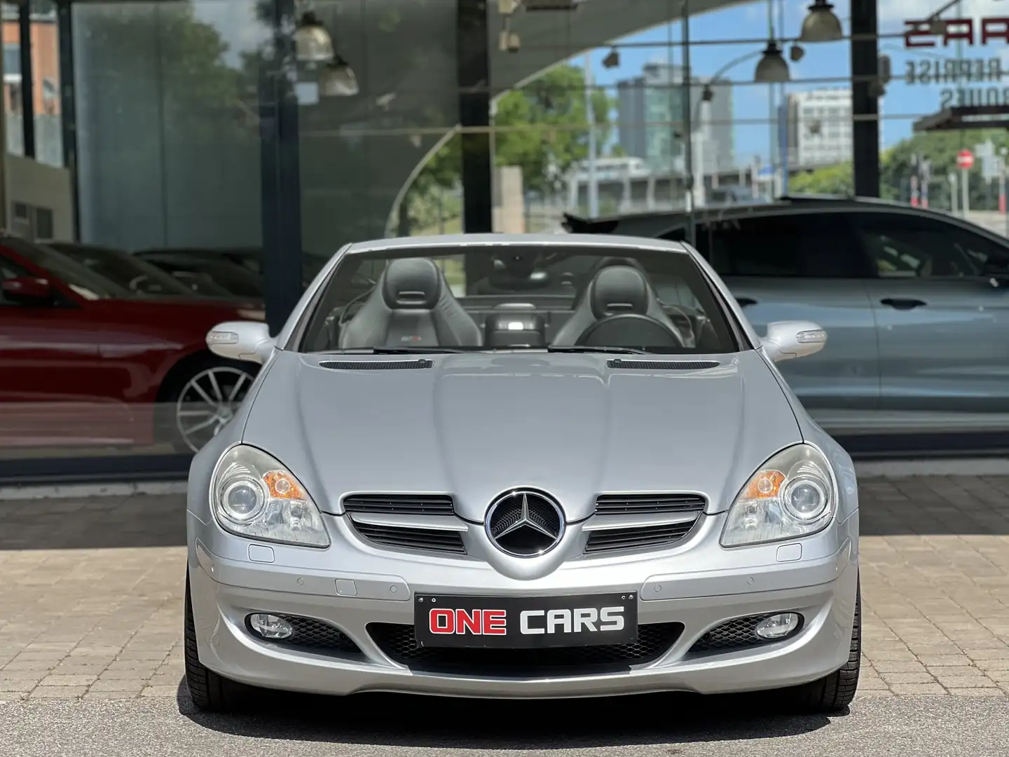 Mercedes-Benz SLK 200 Kompressor "Edition" XENON-GPS-CUIR-CLIM-GAR 1AN Argent - 2