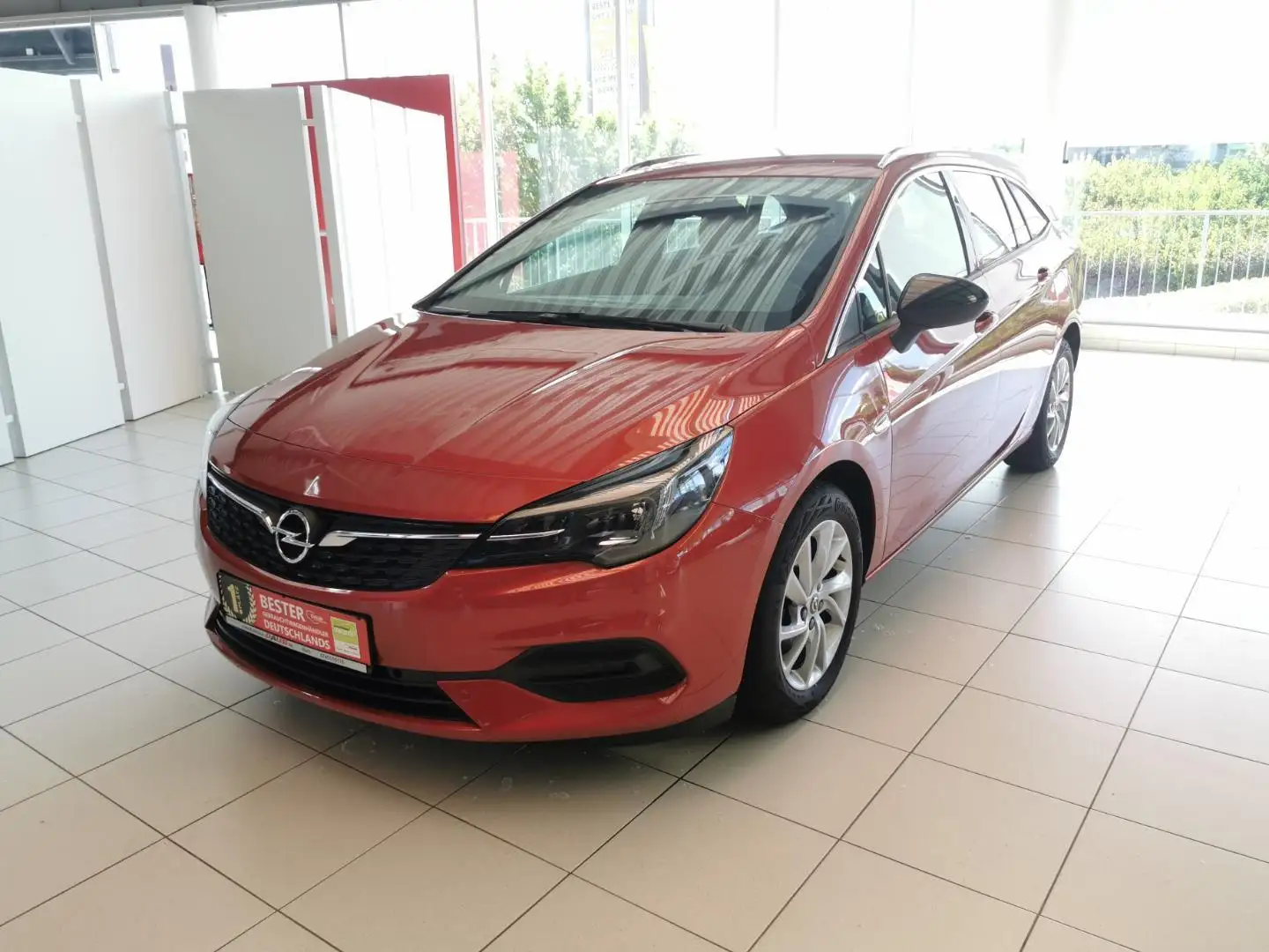 Opel Astra K 1.5 D Kombi Elegance+Automatik+Navi+LED+ Rot - 2