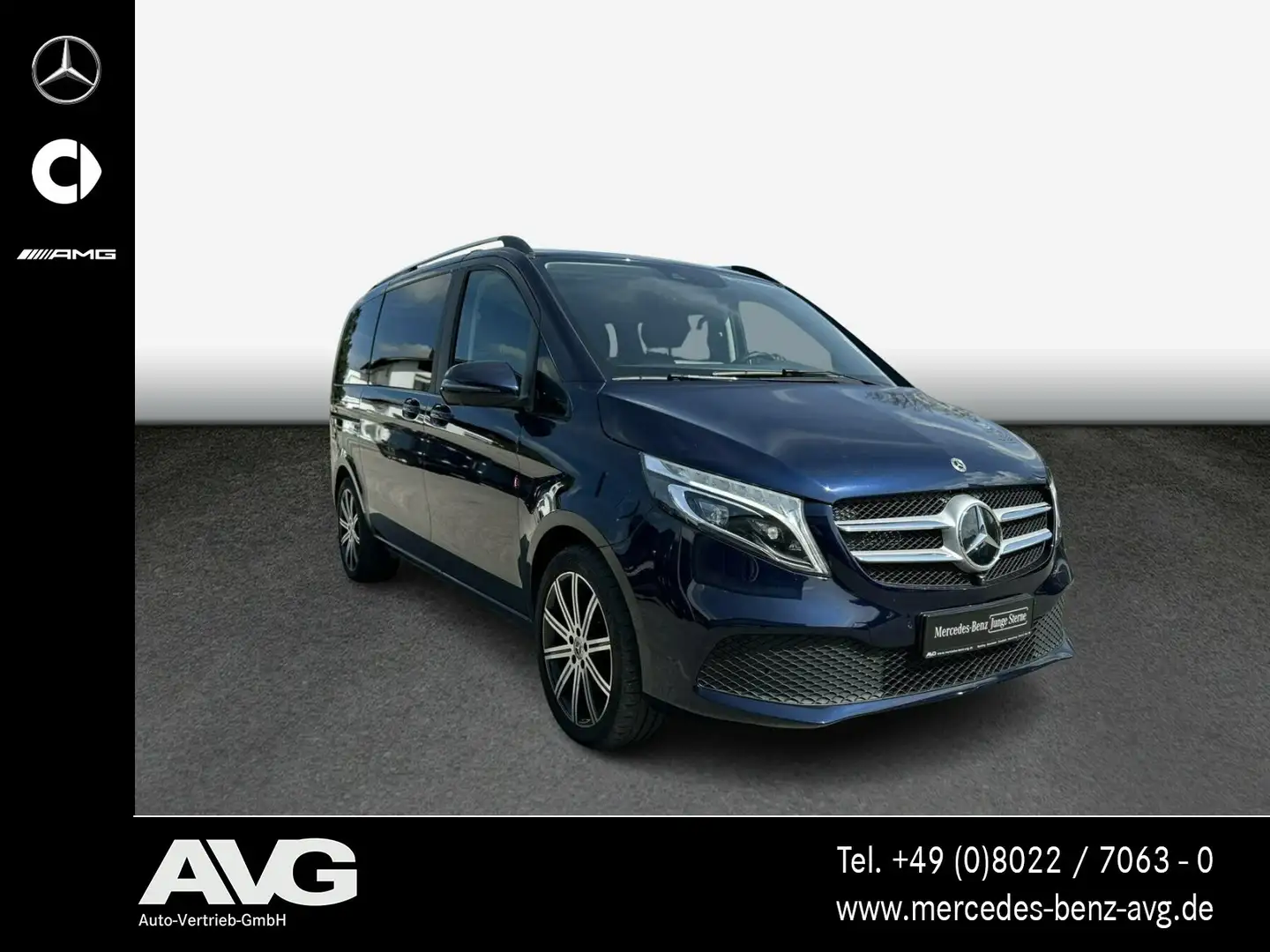 Mercedes-Benz V 250 V 250 d 4M AVANTGARDE ED Kompakt Nav/LED/StandHz Синій - 2