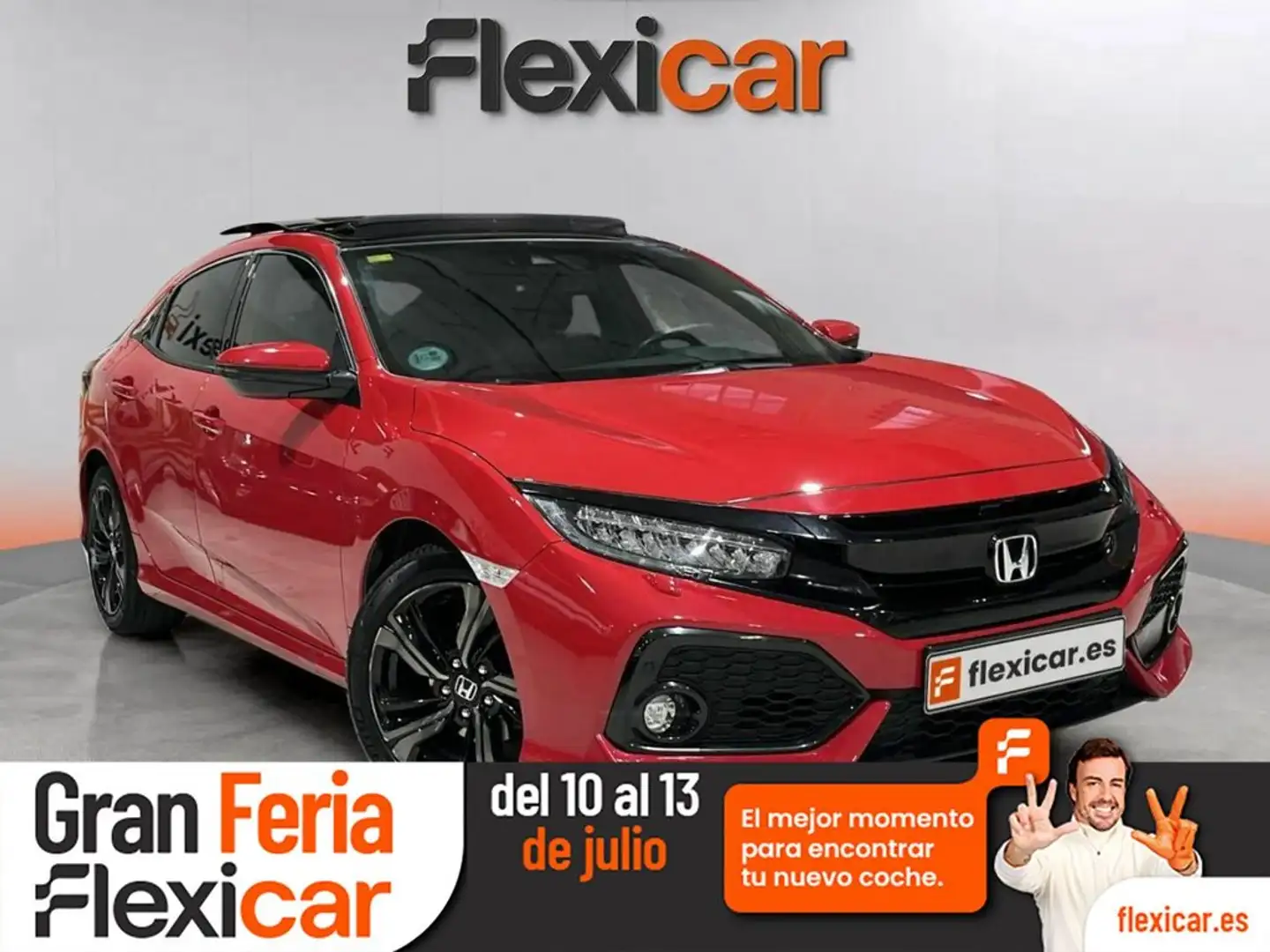 Honda Civic 1.0 VTEC Turbo Executive CVT Rojo - 1