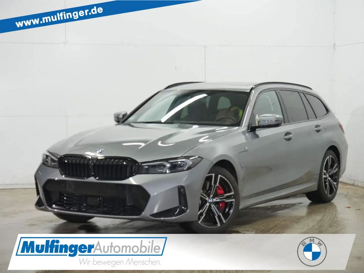 BMW 330 e T.M Sport Pro HUD ACC PanoD.SuView H/K AHK Grau - 1