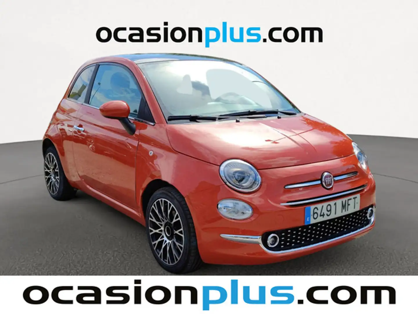 Fiat 500 1.0 Hybrid Dolcevita 52kW Naranja - 2