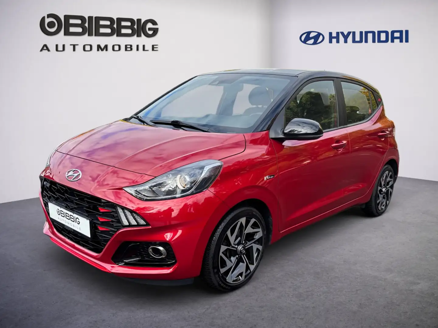 Hyundai i10 1.0 N Line KLIMAAUTOMATIK PDC SITZHEIZUNG Rot - 1