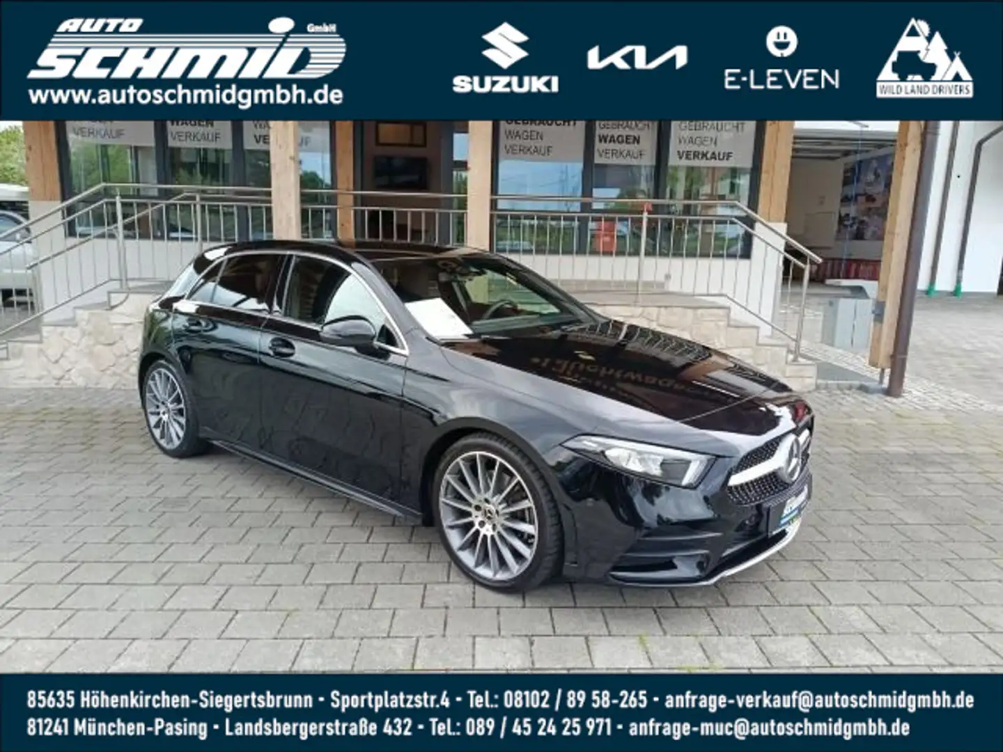 Mercedes-Benz A 220 AMG-Line 7G-DCT|LED|AMBIENTE|NAVI-PREMIUM Black - 1