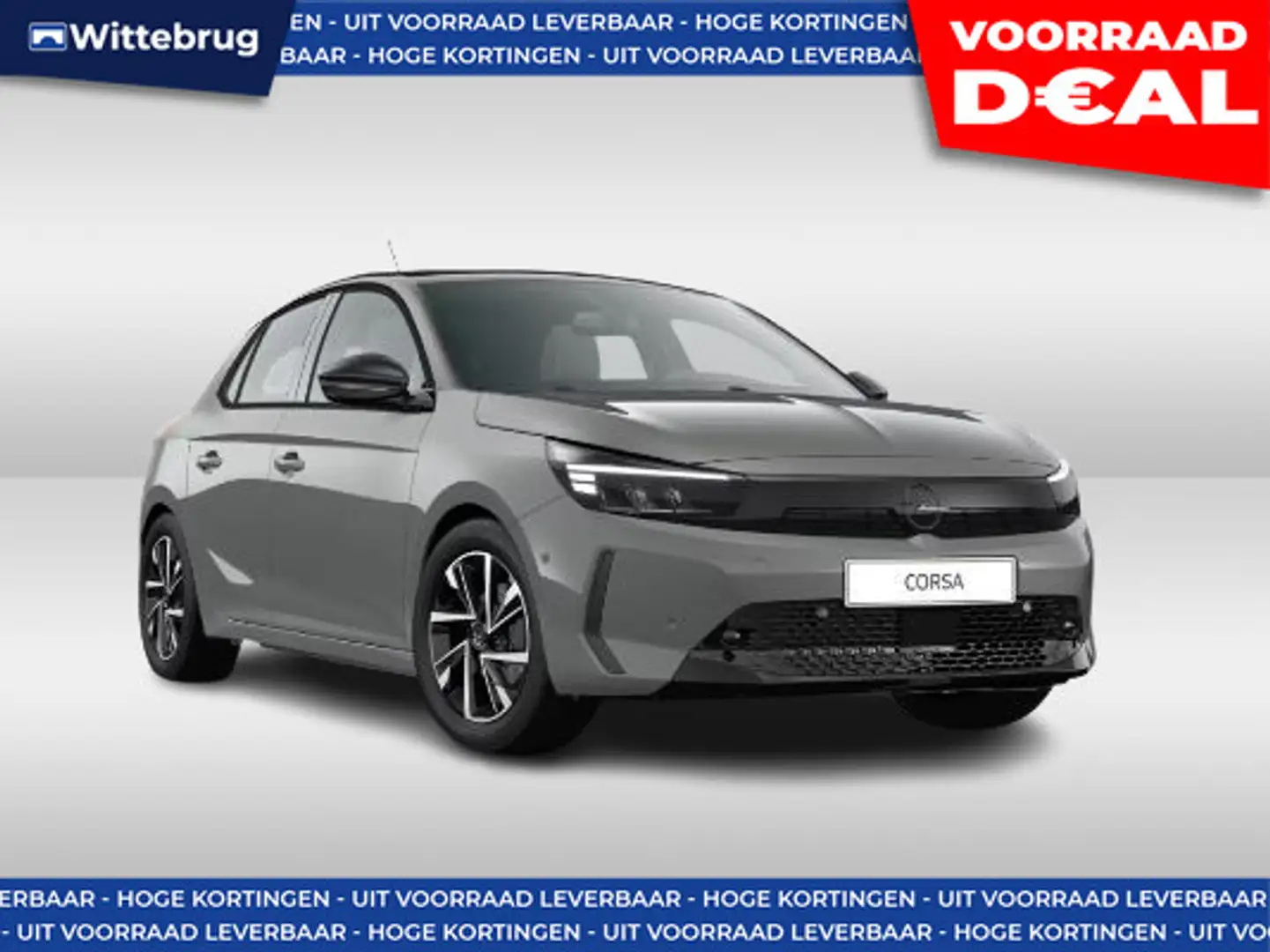 Opel Corsa 1.2 GS UIT VOORRAAD LEVERBAAR - INFOTAINMENT PAKKE Grijs - 1