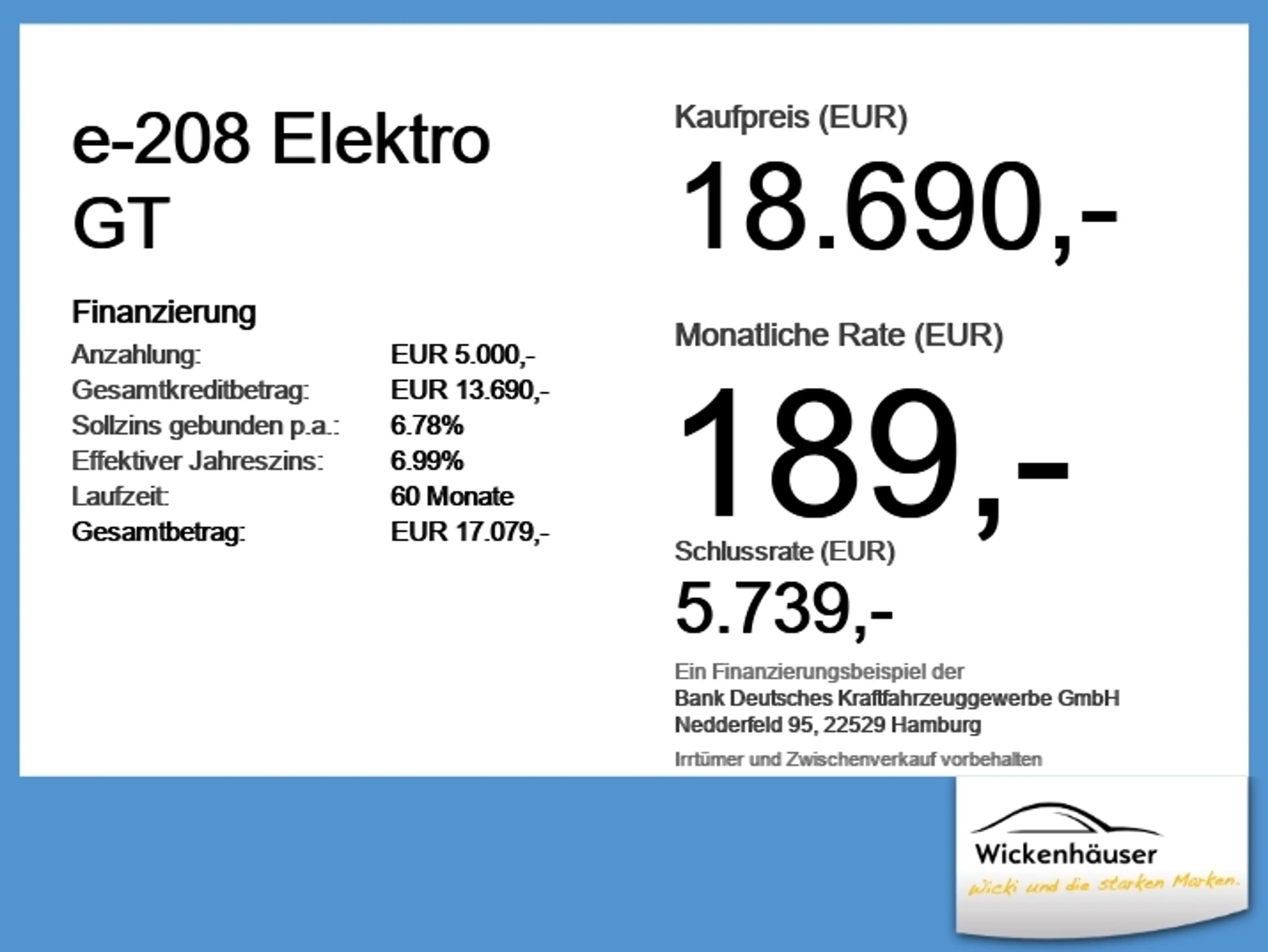 Peugeot e-208 Elektro GT ACC+LED+Navi+SHZ+Kamera+ — photo 6