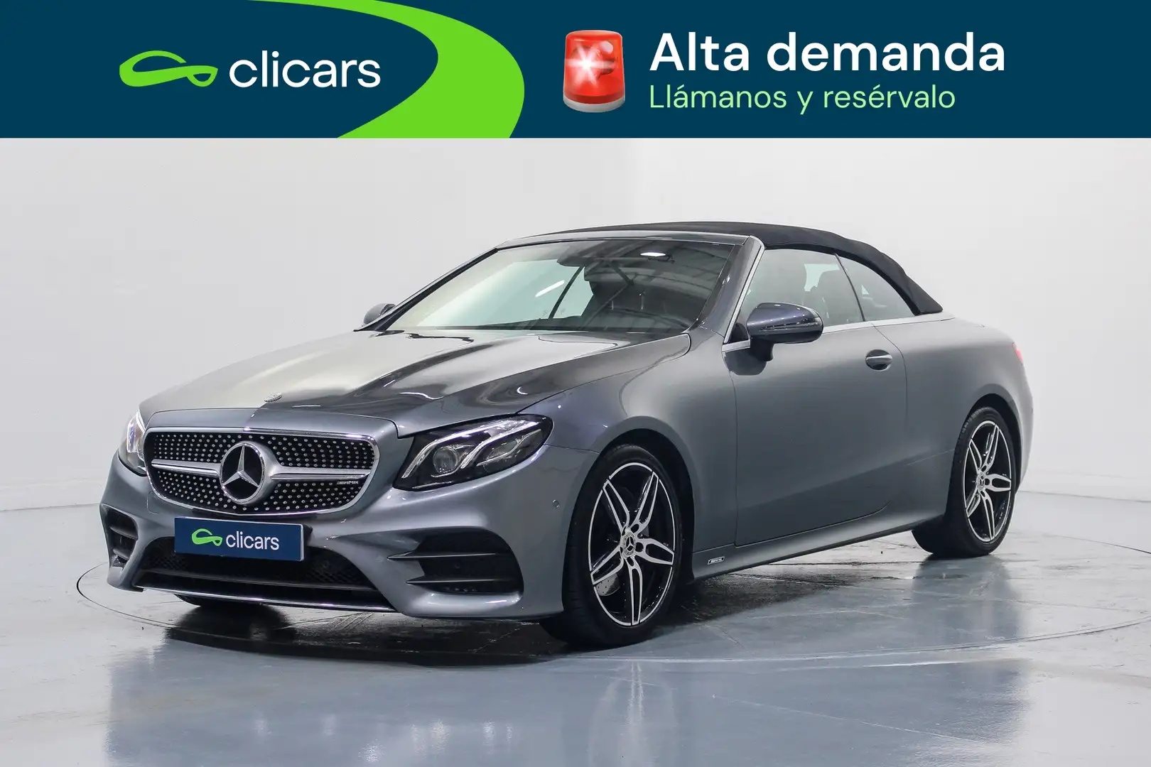 Mercedes-Benz E 220 Cabrio 220d 9G-Tronic Gris - 2