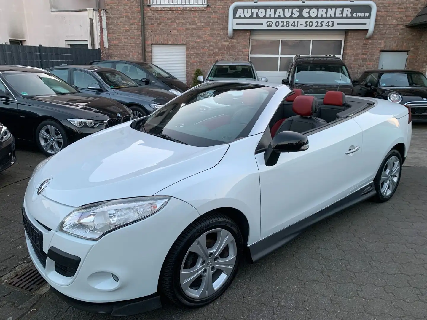 Renault Megane III Cabrio Dynamique Panoramadach Leder Weiß - 1