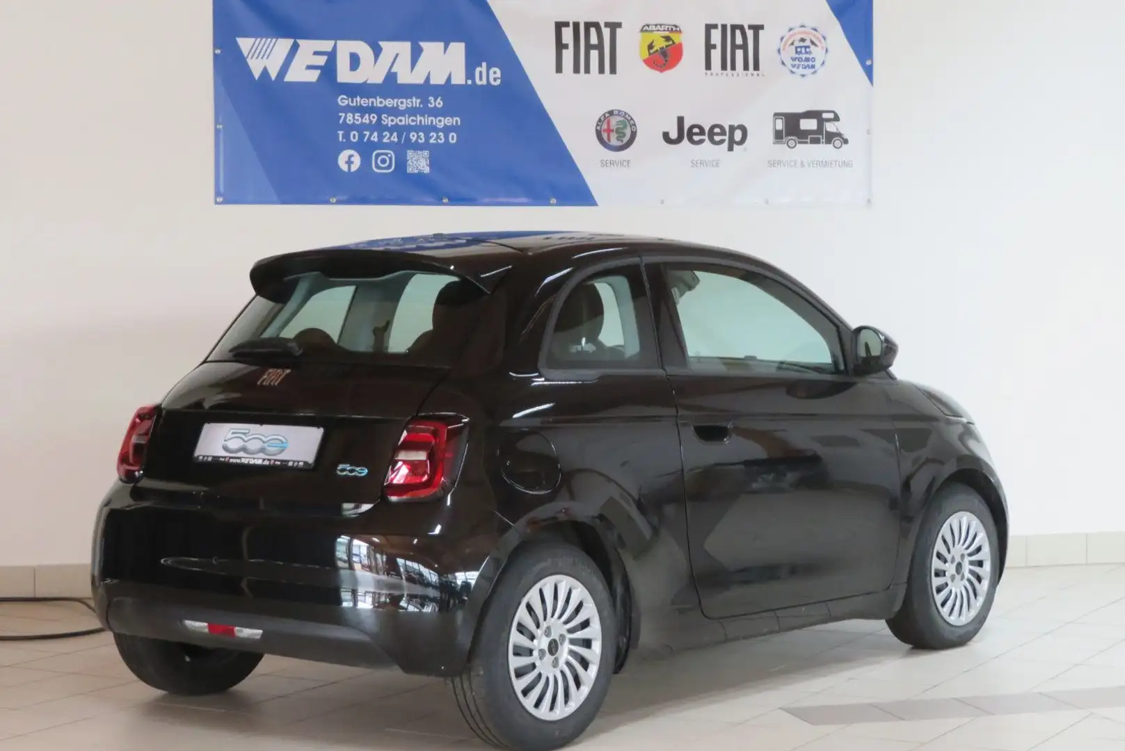 Fiat 500e Action 23,8 kWh 95PS *PDC* Чёрный - 2