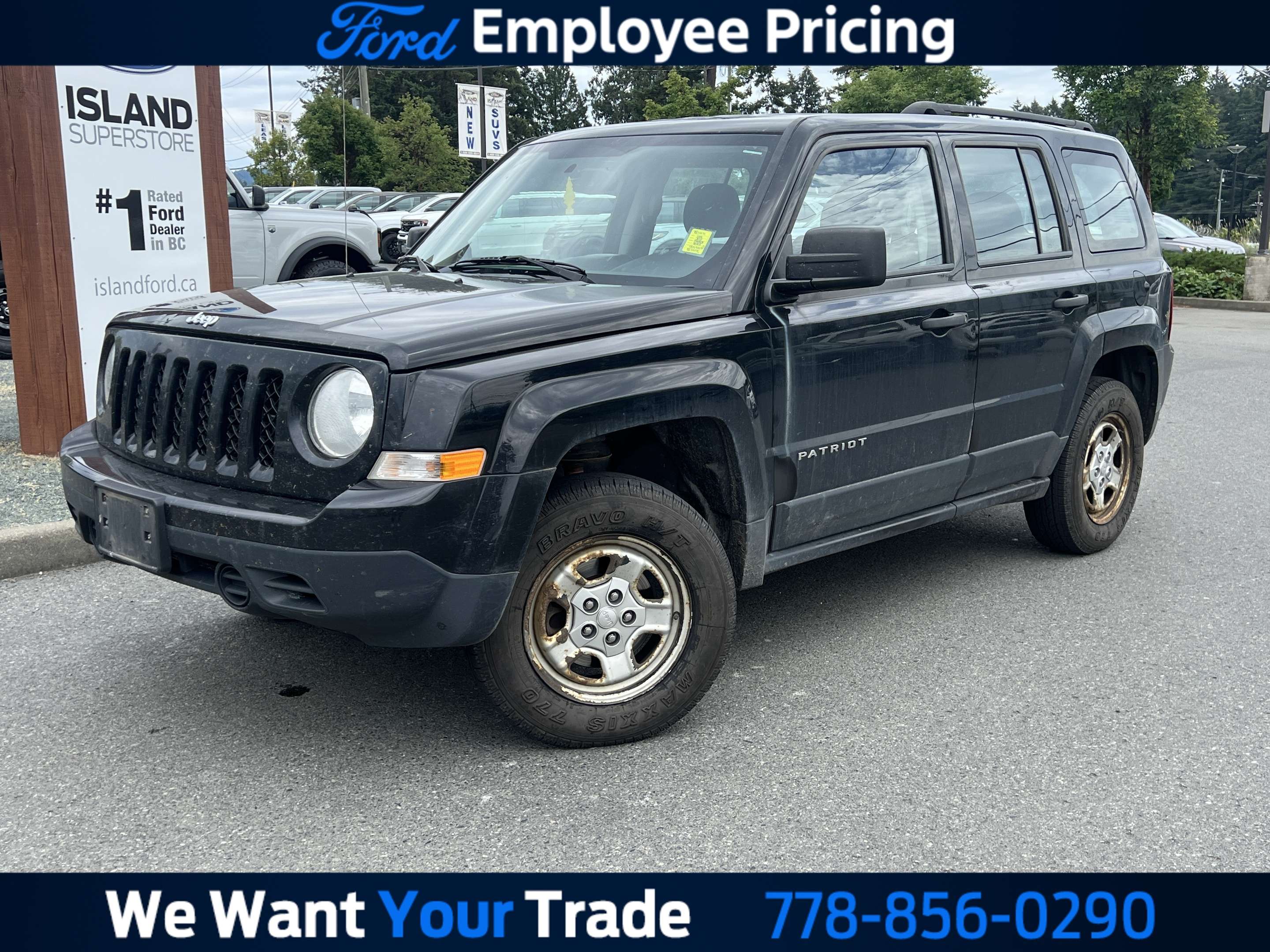 Black 2016 Jeep Patriot SUV / Crossover Four-Wheel Drive Automatic