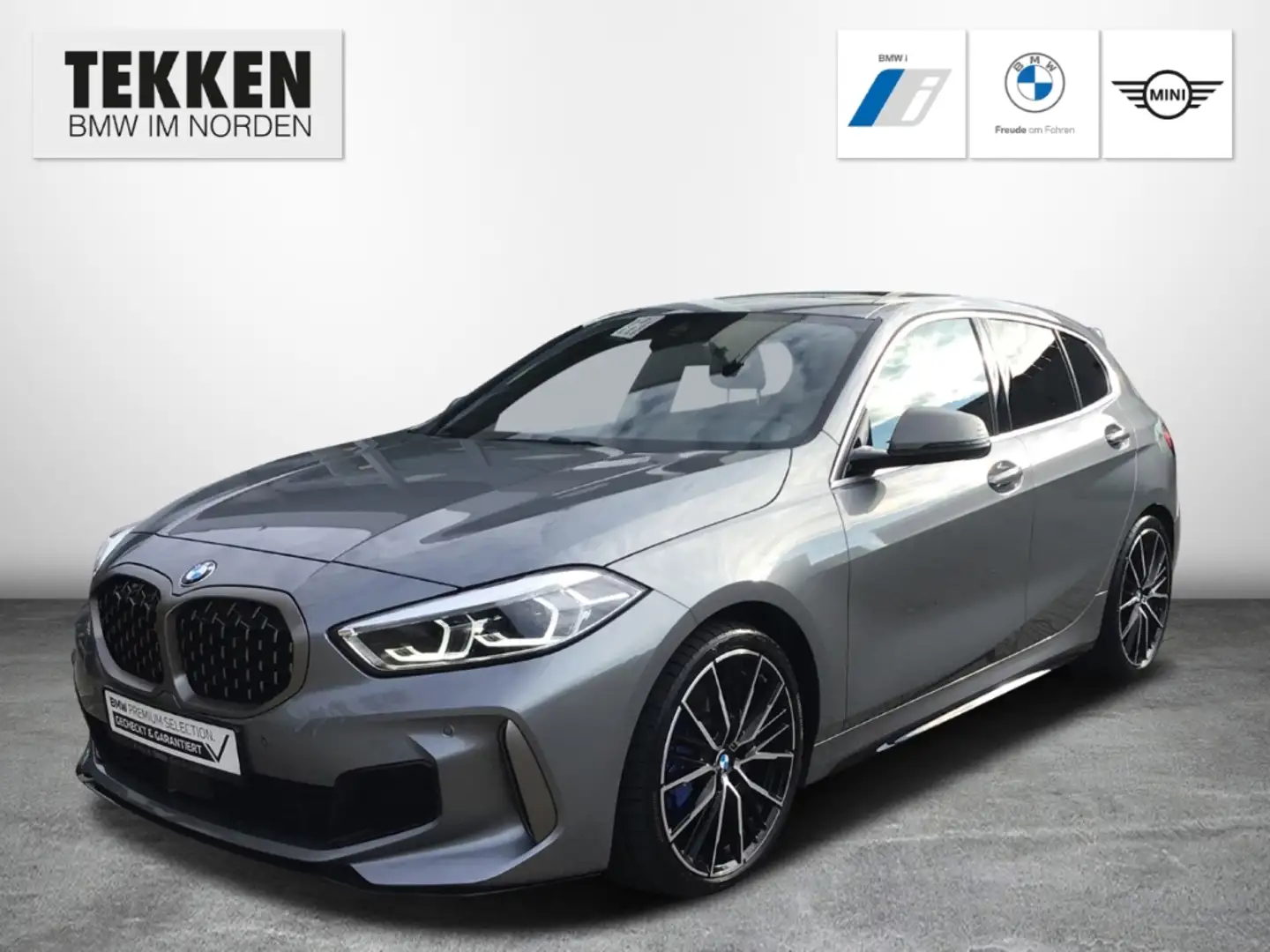 BMW 135 i xDrive Panorama/HUD/DAB/Lenkradhzg. Gris - 1