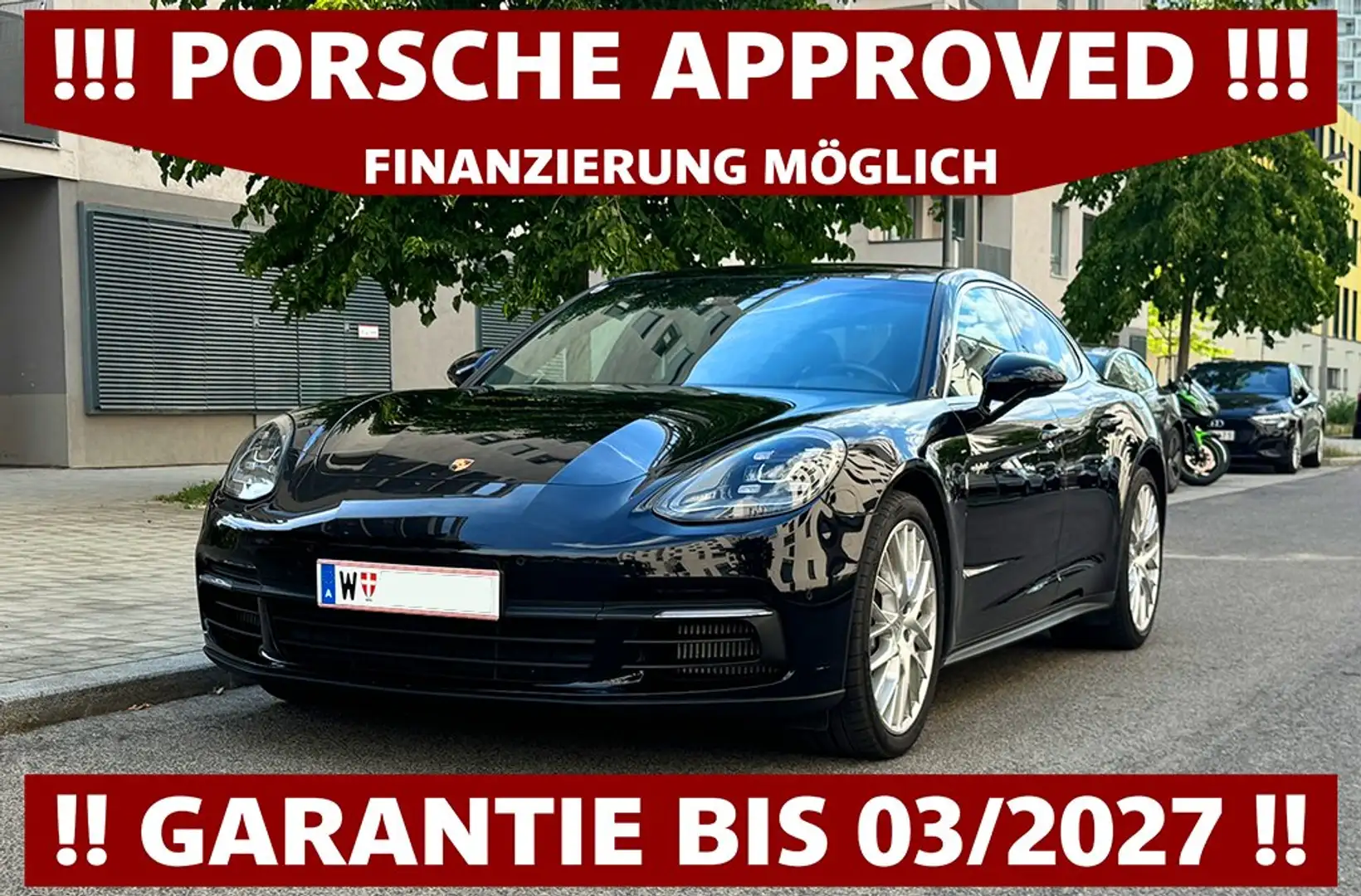 Porsche Panamera 4 E-Hybrid | APPROVED BIS 03/2027 Schwarz - 1
