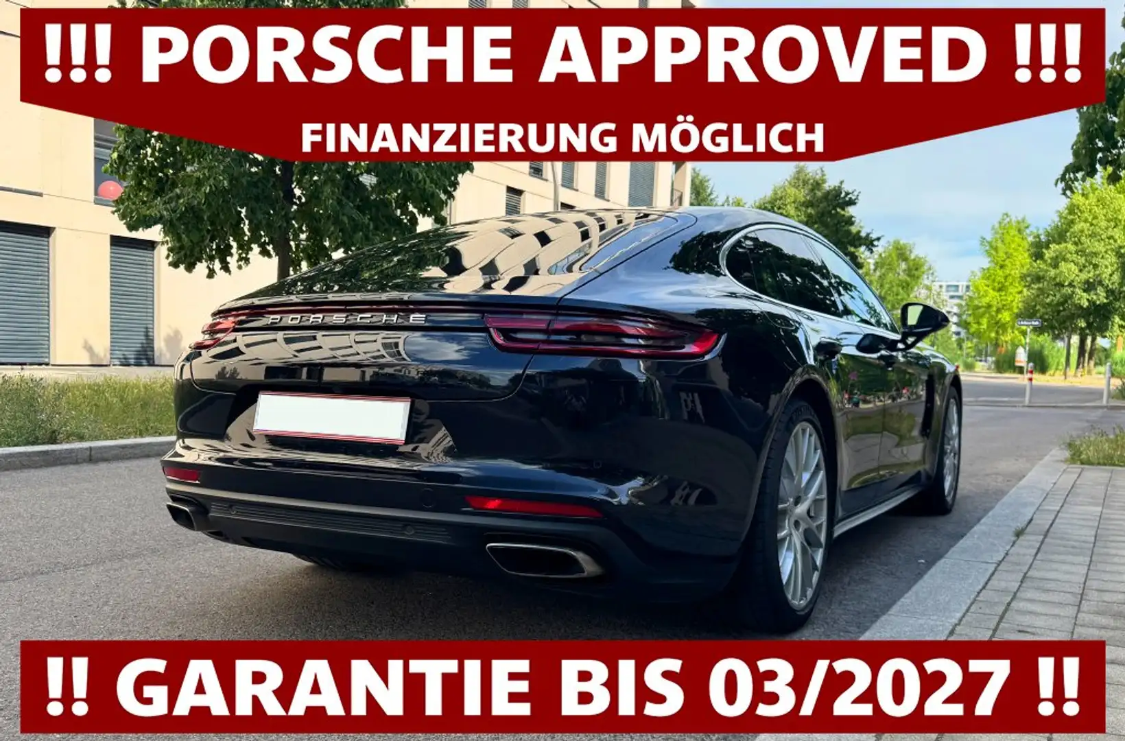 Porsche Panamera 4 E-Hybrid | APPROVED BIS 03/2027 Schwarz - 2