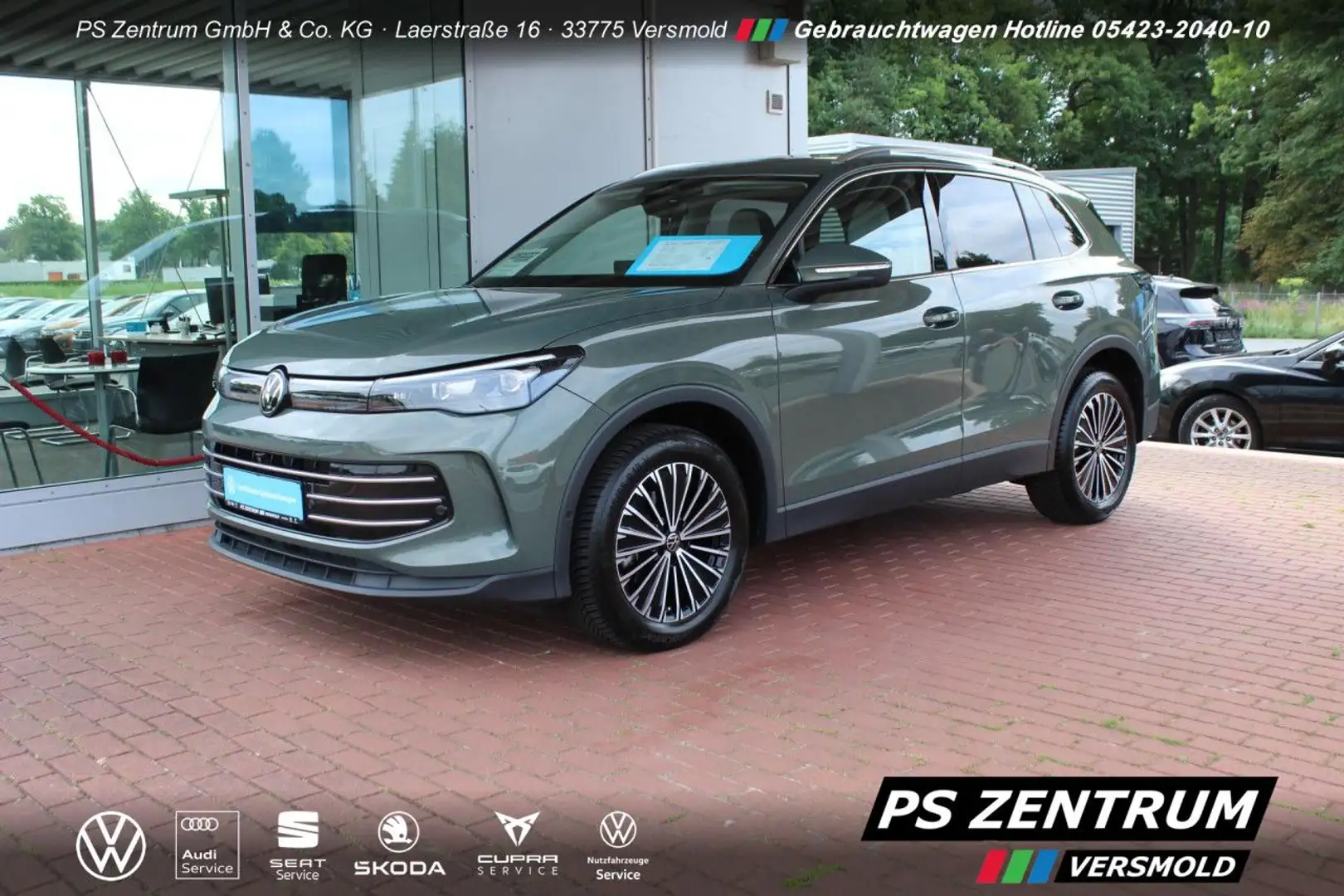 Volkswagen Tiguan 1.5 eTSI DSG Elegance AHK CAM 5.J.GARANTIE Grün - 2