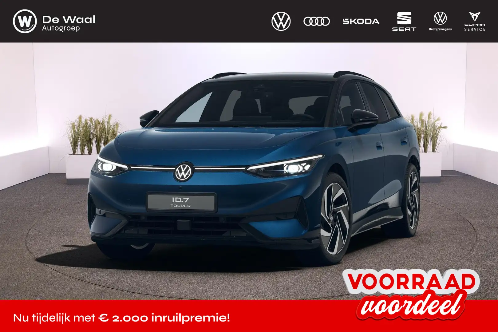 Volkswagen ID.7 Tourer Pro Limited Edition 77 kWh Blauw - 1