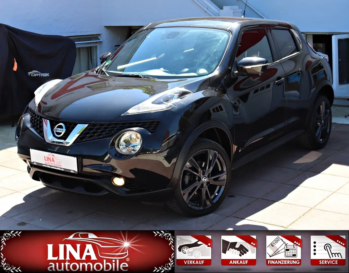 Nissan Juke Juke 360°Kamera*NaviTouch*Totwinkel*KeyGo*Tempom Schwarz - 1