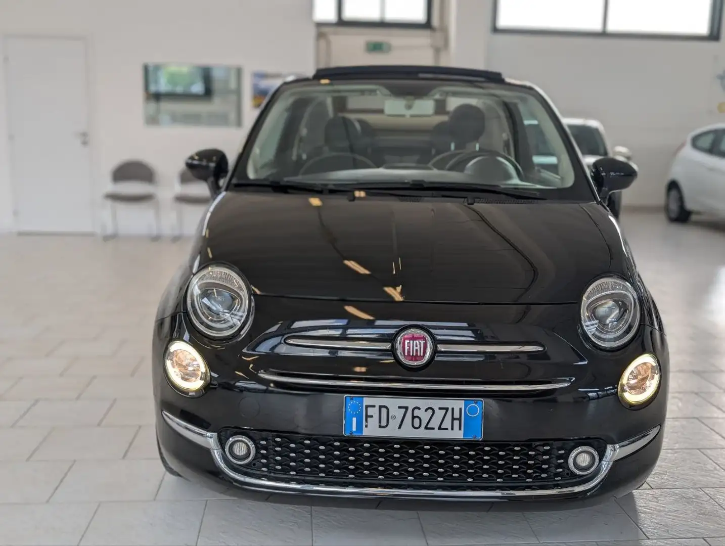 Fiat 500C 500 1.2 Lounge 69cv Nero - 1