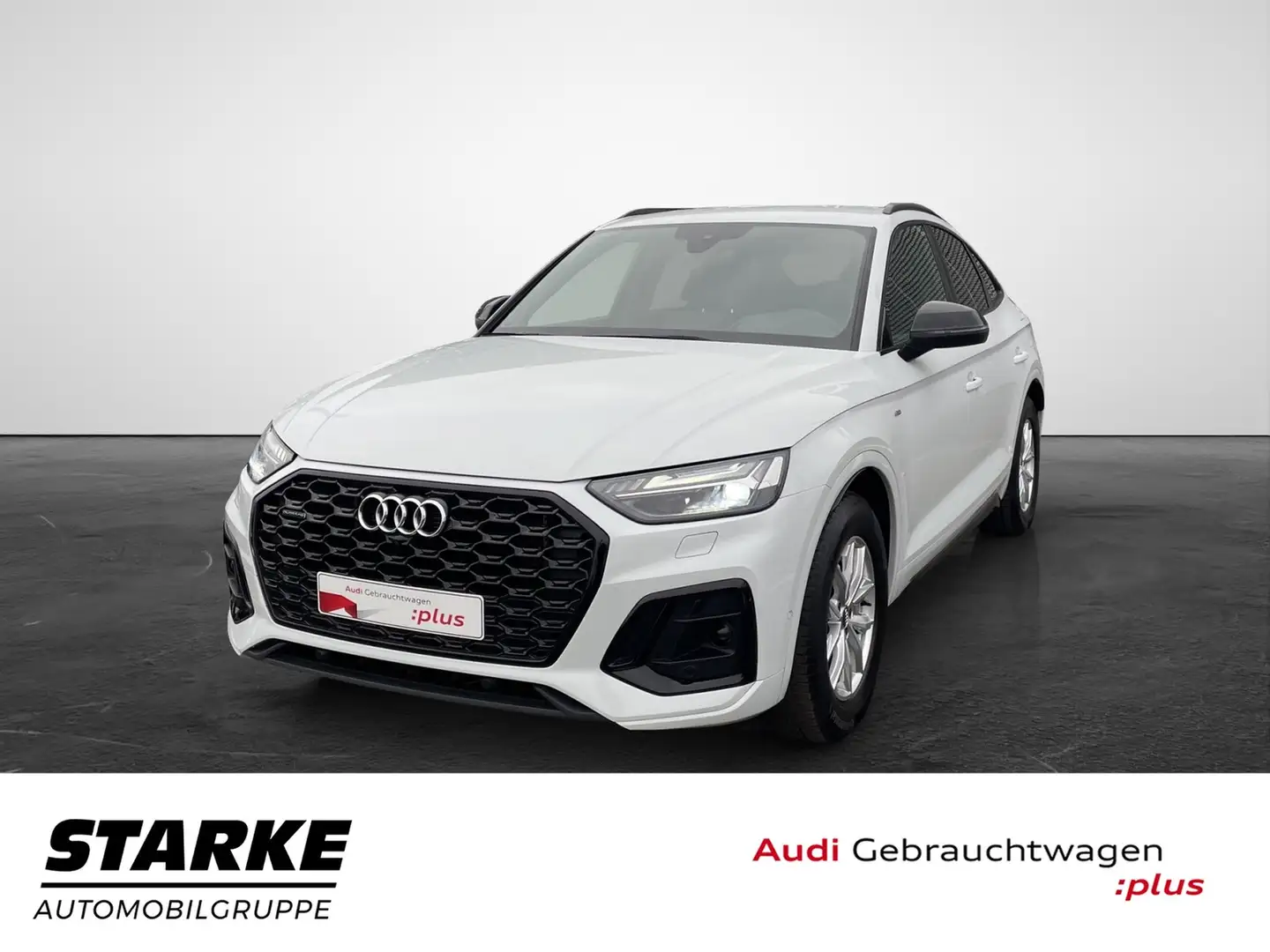 Audi Q5 Sportback 55 TFSI e S tronic quattro S line Wit - 1
