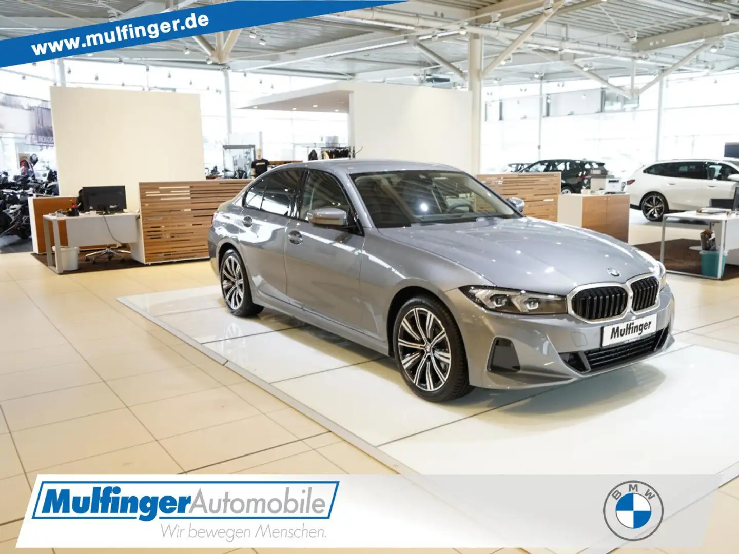 BMW 320 d Sports.HUD SurrView HiFi LiveProf.Komfz.AHK Grau - 1
