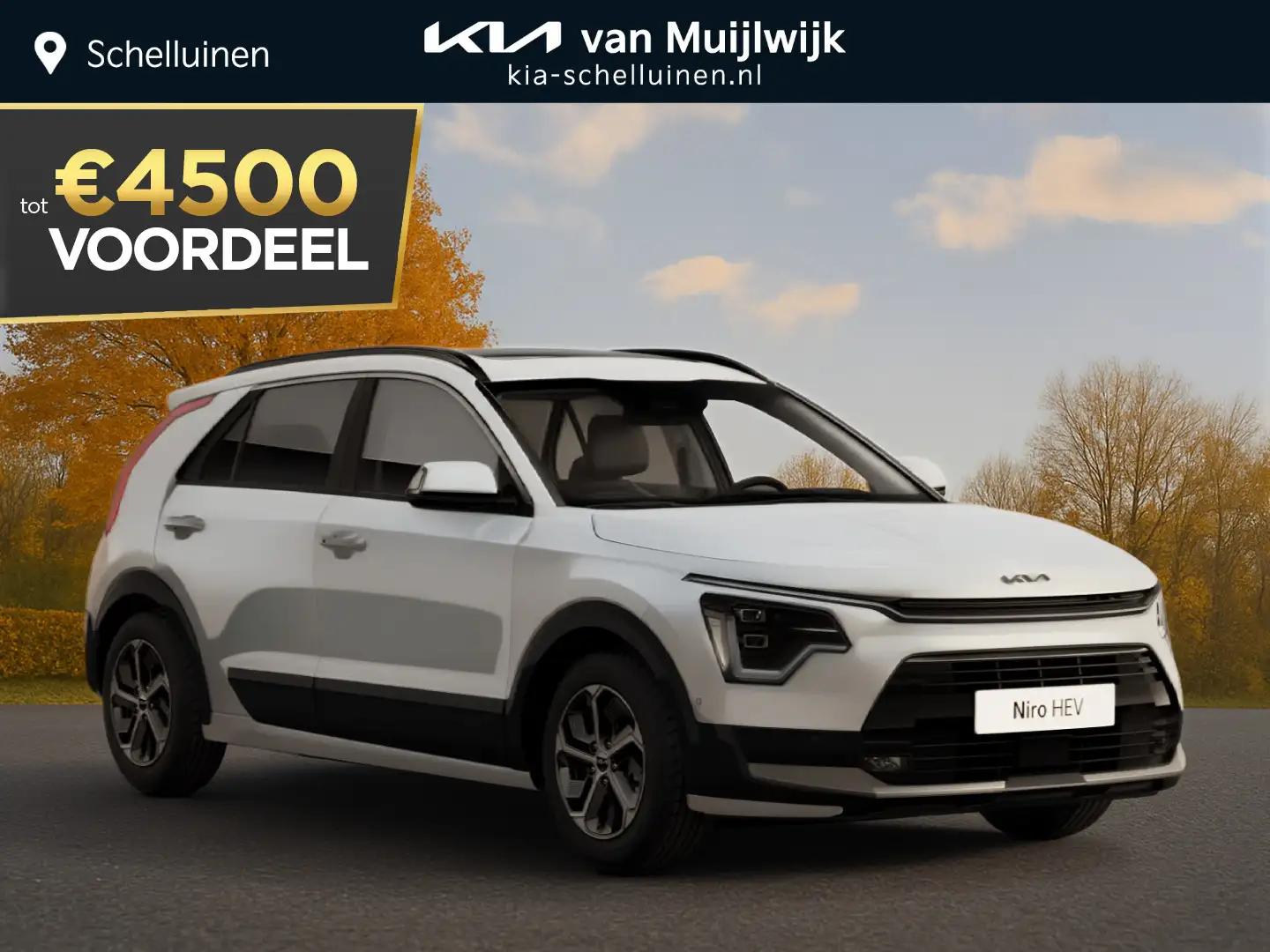 Kia Niro 1.6 GDi Hybrid ComfortLine €31.295,- RIJKLAAR! Nu - 1